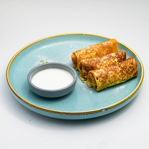 Блины с творогом