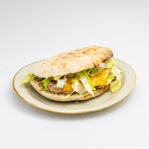 Бургер из печи с куриным филе