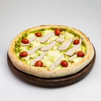 Пицца Песто с курицей