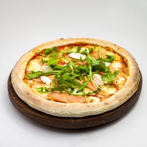 Пицца с семгой