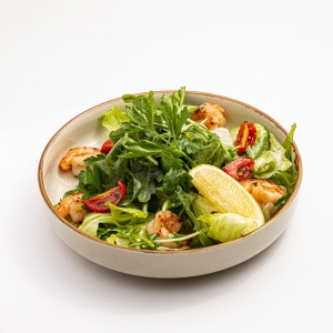 Салат с креветками