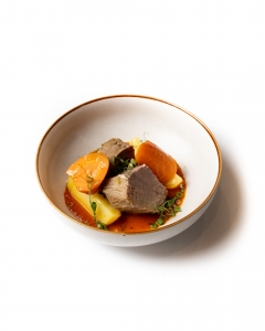 Томленное мясо с овощами